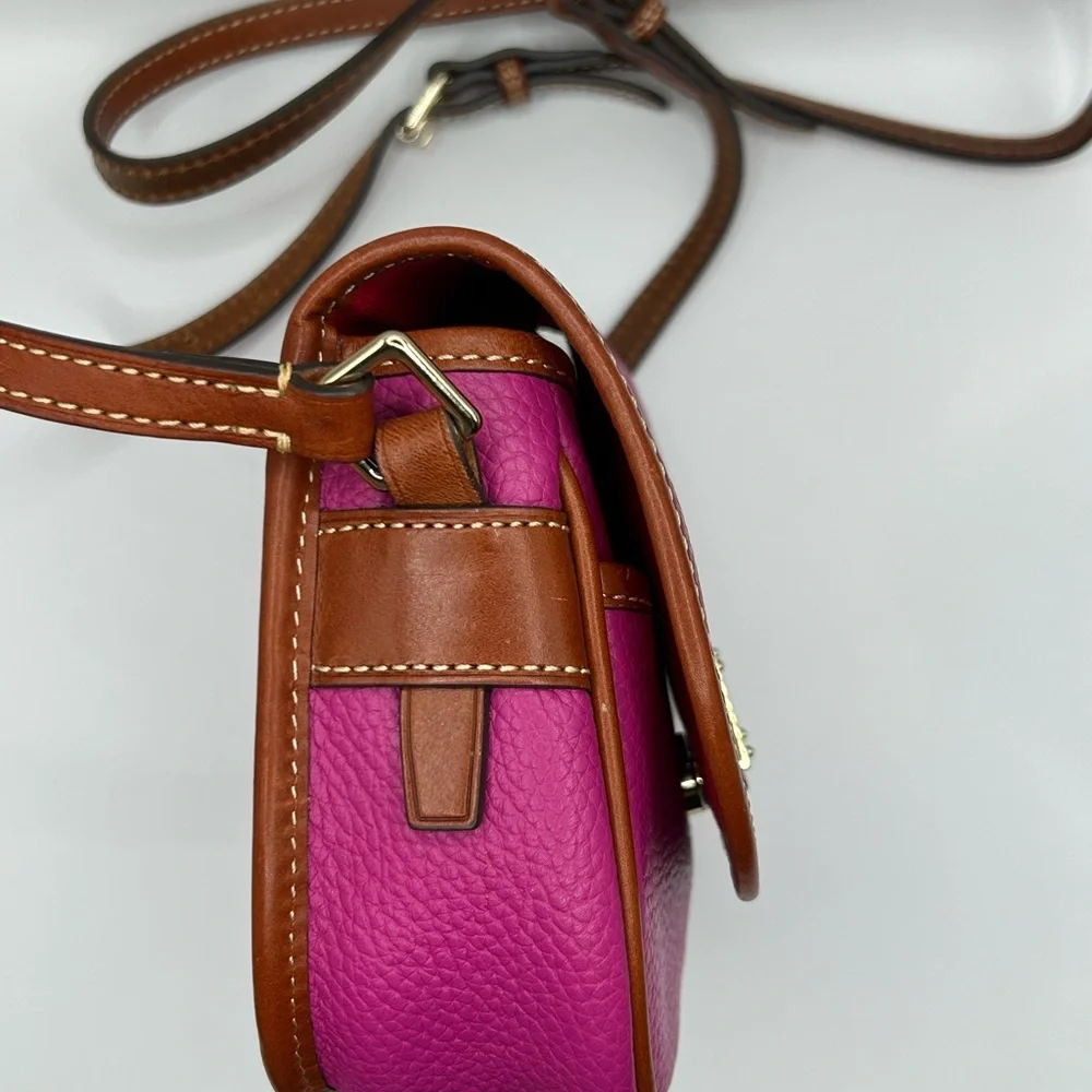 Dooney & Bourke Hallie Magenta Shoulder or Crossbody Bag - Picture 4 of 11